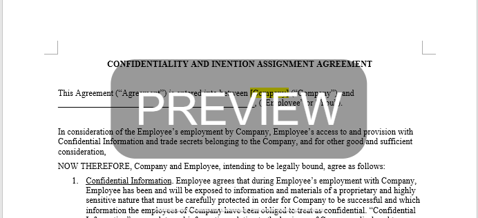 Confidentiality Agreement and Invention Assignment Agreement - Image 3