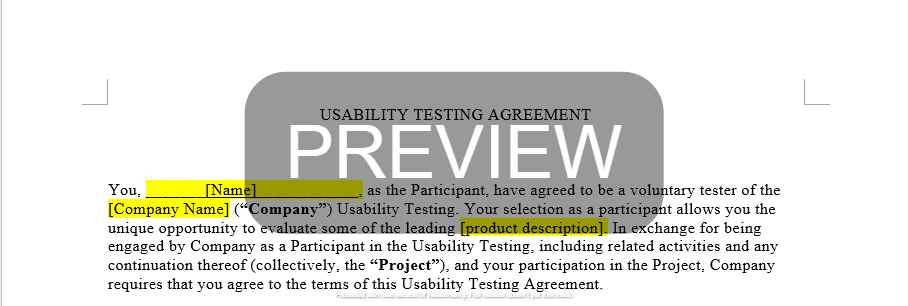 Usability Testing Waiver - Image 3