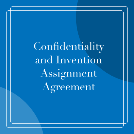 Confidentiality Agreement and Invention Assignment Agreement